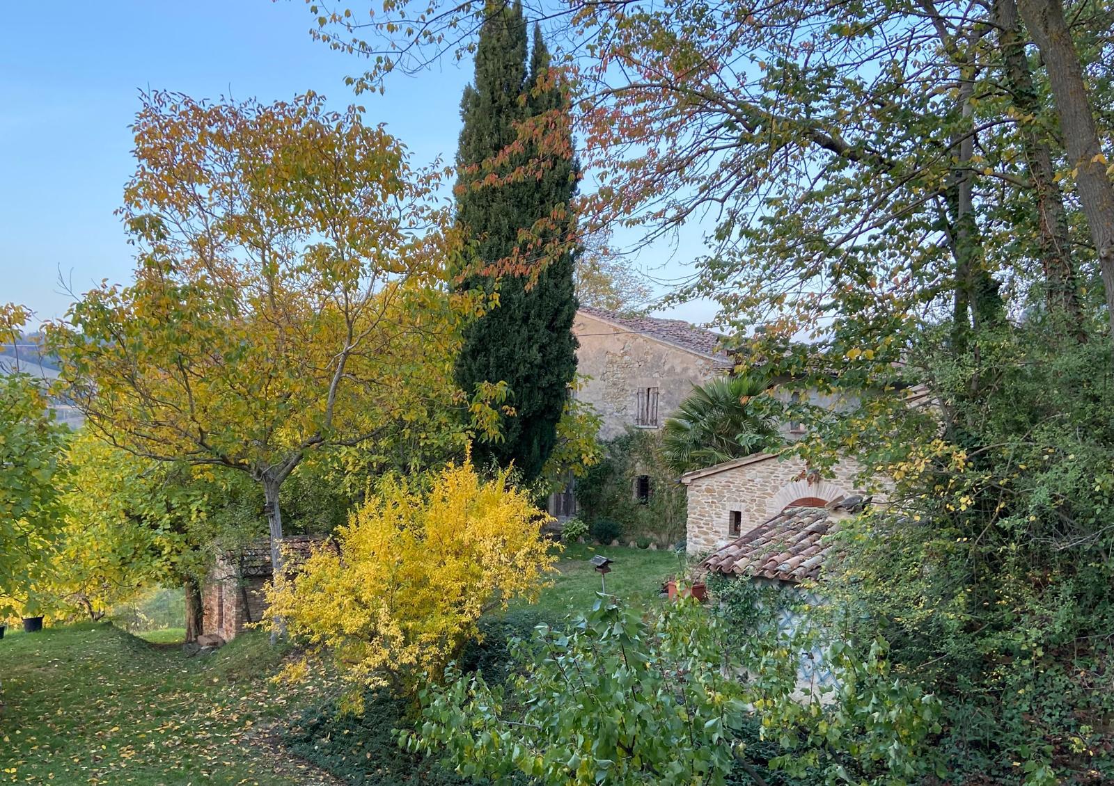 Compendio immobiliare nel Montefeltro: Casale, depandance, bifamiliare e 4 Ettari a Urbania- Rif. CR304