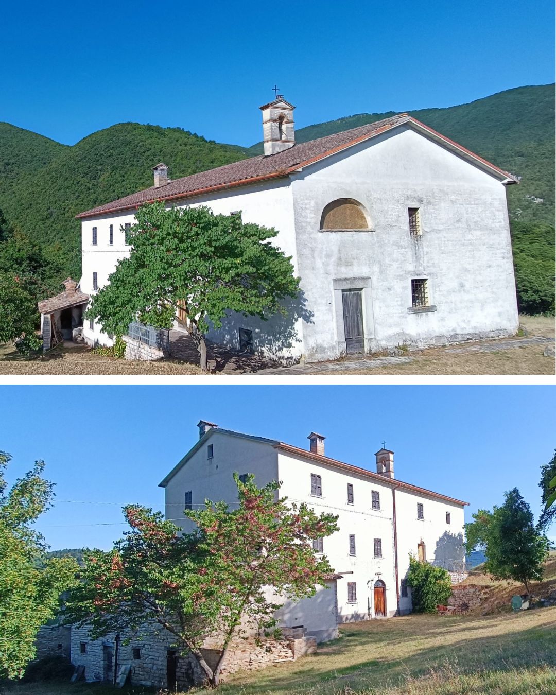 Casale in pietra del 1600 con piccola cappella a Fossombrone - Rif. CDR235